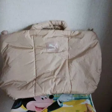 PUMA 쿠션 숄더백 베이지