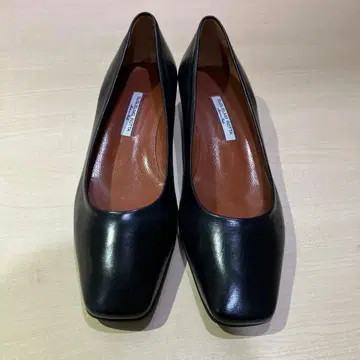 GUGLIELMO ROT 로힐 소가죽 펌프스 블랙 이탈리아제