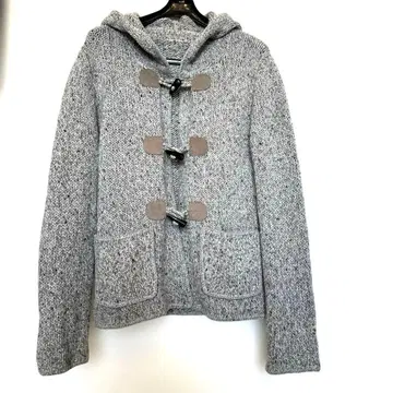 레리안 후드 부착 니트 후드티 가디건