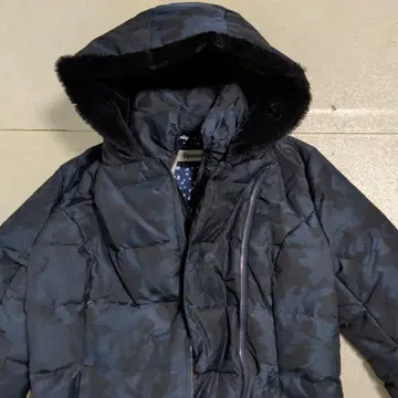 Spoom. 네이비 다운 자켓