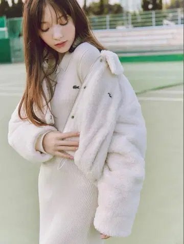 [ 최저가 ] SNIDEL x LACOSTE | 크롭 패딩 자켓