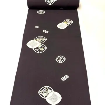 [ 새상품 ] 기모노 옷감 코몬 다크 브라운