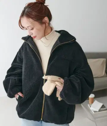 새상품급 DISCOAT 깔끔한 보아 스탠드 블루종 블랙