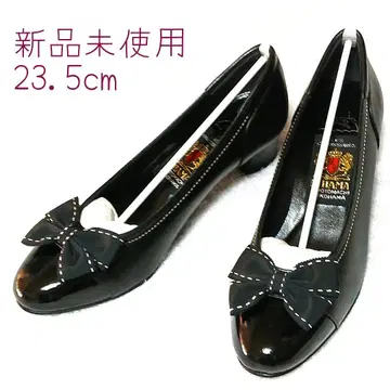 MIHAMA 미사용 새상품 23.5cm 힐 4cm 블랙 펌프스