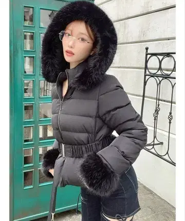 RESEXXY 숏 다운 자켓