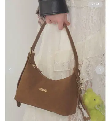 LILY BROWN x ANNA SUI 브라운 숄더백