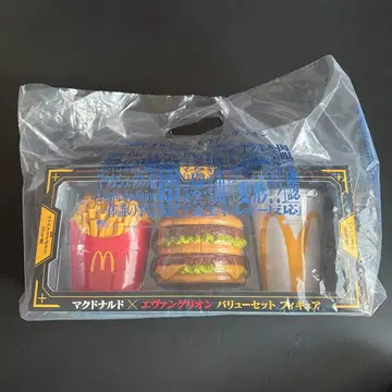 맥도날드 에반게리온 콜라보 세트 피규어