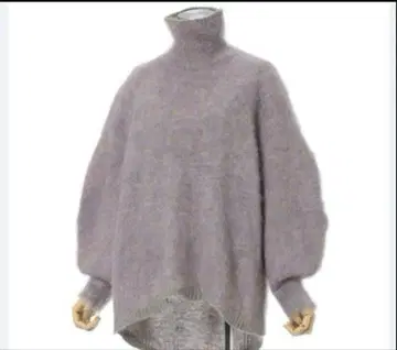 마메쿠로구치 하이넥 모헤어 니트