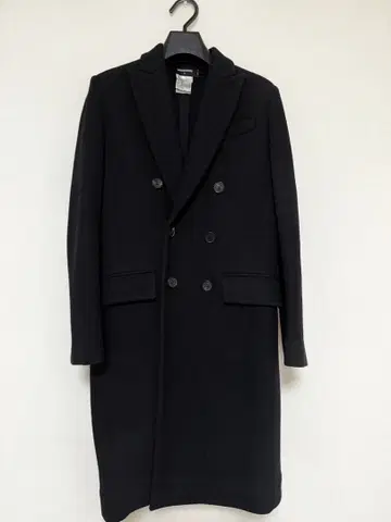 DSQUARED2 블랙 체스터 코트 S
