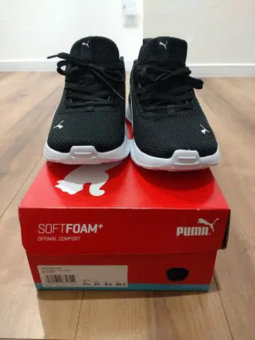 26.5cm PUMA SOFTFOAM+ 블랙 스니커즈