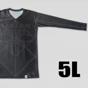 파워업 셔츠 긴팔 (블랙 5L) 입는 트레이닝 머신 신체 기능을 업