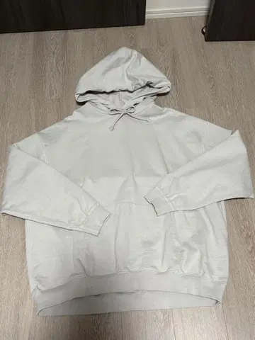 [새상품급] WYM 그레이 후드 부착 후드티