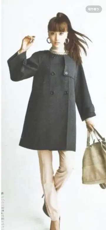 새상품급 알파에 코트 38 그레이