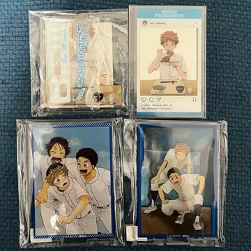 크게 휘두르며 오오후리 복권 아크릴 스탠드 특전 카드 미하시