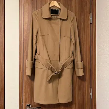 UNTITLE 베이지 롱 코트 사이즈 2