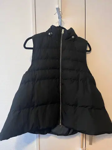 mite 미테 다운 베스트 플레어 후드 탈부착 가능