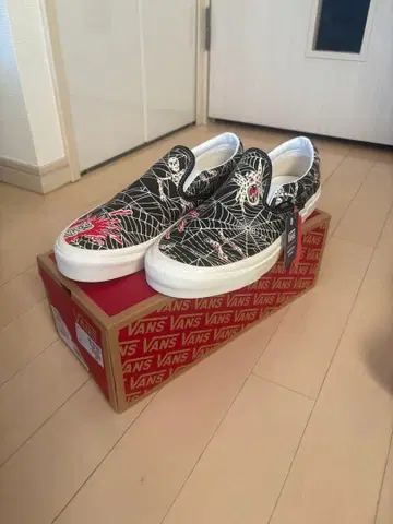 VANS 슬립온 애너하임 팩토리 98DX 스컬 스파이더 새상품