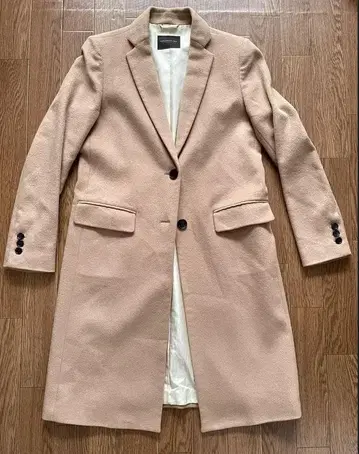 투모로우랜드 캐시미어 혼방 체스터 코트 카멜 36 S 일본제