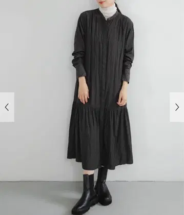 URBAN RESEARCH 개더 티어드 원피스