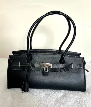 [ 새상품급 ] HAMANO 백 블랙 미-티어 가죽 황실 납품