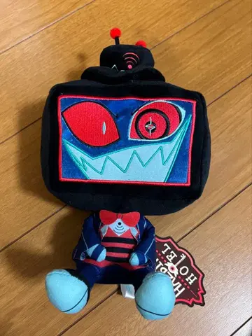 해즈빈 호텔에 오신 것을 환영합니다 앉아 봉제 인형 복스 라운드 원