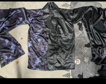 nier 고품질 기모노풍 코디 세트 피안화 보라색