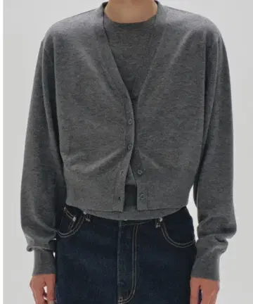 todayful 2set Useful Knit /gray