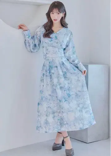 rienda Riu 콜라보 카슈쿨 원피스 블루