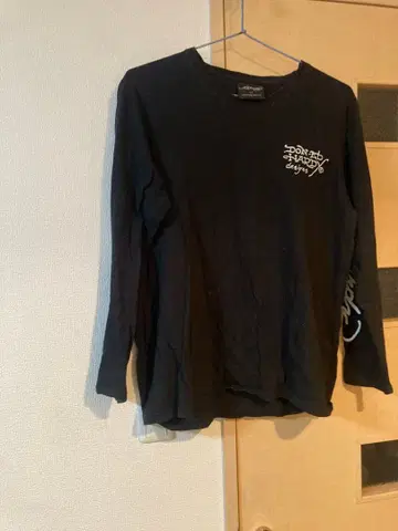 에드 하디 블랙 긴팔 셔츠