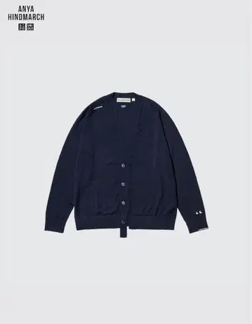 새상품 아냐 ANYA V넥 가디건 네이비 L 사이즈 유니클로