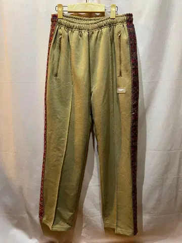 ONEHUNNNIT 사이드 라인 스웨트 팬츠 한국 카키 M 남성용