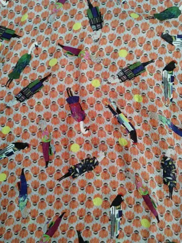 mannine 맨나인 실크 상의