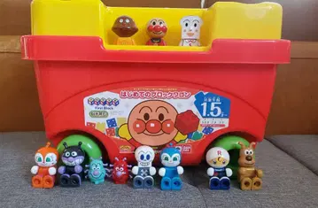 호빵맨 블록라보 첫 블록 왜건 인형 포함