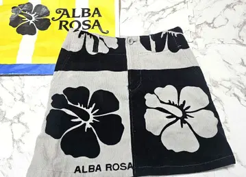 ALBA ROSA 격자무늬 스커트 레어 마지막 1장