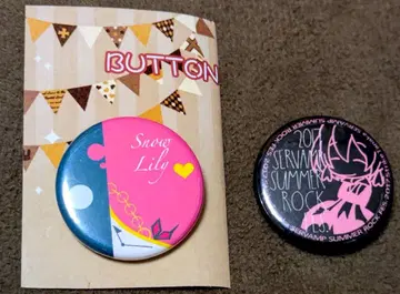 서뱀프 SERVAMP 리리이 록킨 + 덤 캔 배지 2점 세트