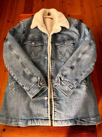 Wrangler 런치 코트 보아 데님 자켓