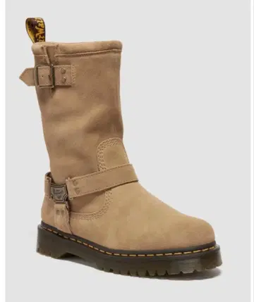 닥터마틴 베이지 스웨이드 엔지니어 부츠