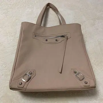 2웨이 토트백 안감 레오파드 무늬