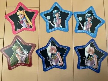 세일러문 별 모양 코스터 6개 세트