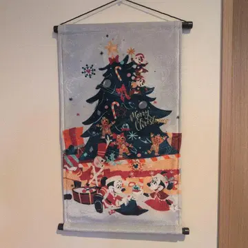 미키 미니 크리스마스 태피스트리
