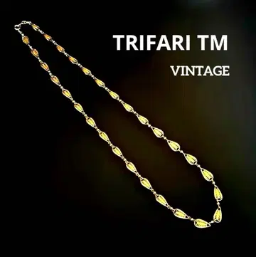 [ VINTAGE TRIFARI TM ] 컨디션 최상*체인 목걸이