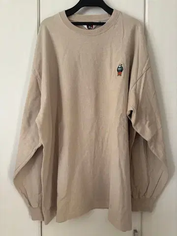 BEN DAVIS 베이지 긴팔 T셔츠 L