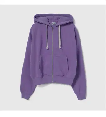 볼륨 스웨트 집 후디 라벤더