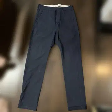 ATTACHMENT 네이비 슬랙스