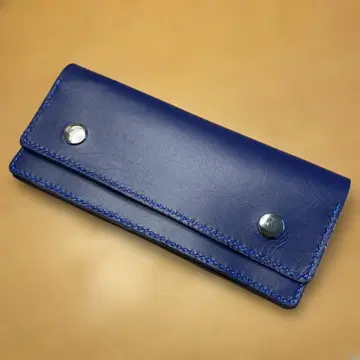 히메지 가죽 트래커 지갑 장지갑 핸드메이드 가죽 공예