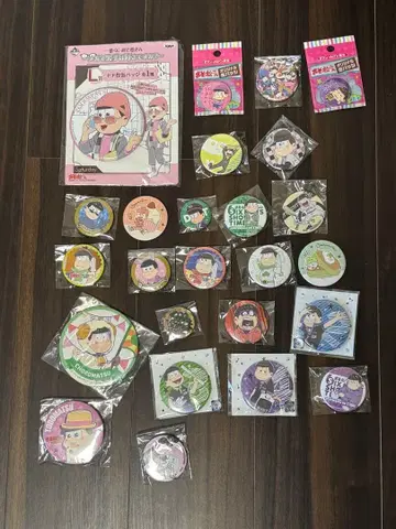 오소마츠 6쌍둥이 캔 배지 외