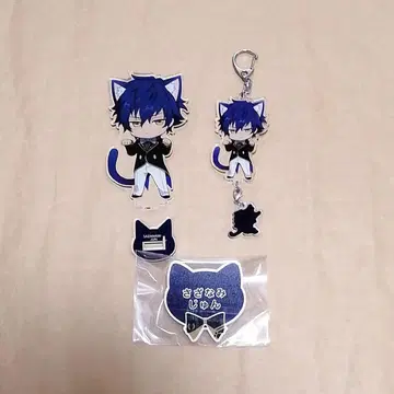 앙스타 난자 콜라보 아크릴 스탠드, 아크릴 키링, 네임 배지 준