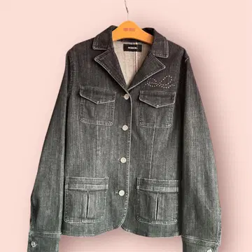 INGEBORG 블랙 데님 자켓