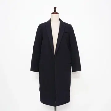 SEA 울 가운 코트 롱 기장 블랙 사이즈 F*KD215