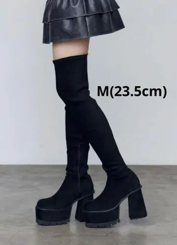 EMODA 롱 부츠 니하이 M 사이즈